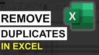 How to Find & Remove Duplicates in Excel (Prepare List of Unique Values)