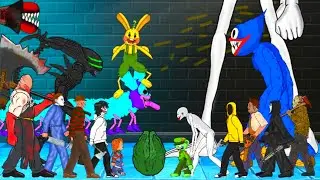 Great Mother vs Executioner, Siren Head, Huggy Wuggy, Bunzo Bunny, Flippy, SCP 096, Alien, Freddy +