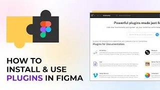 How to install a Figma Plugin  |  Figma tutorial for beginners  |  MrSid