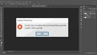 Scratch Disk are full ? | Fast Fix  In Photoshop 2021 | Malayalam Tutorial | Fxmuni