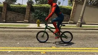 🚲 Человек-Паук на Велосипеде Spider-Man on Bike 👍