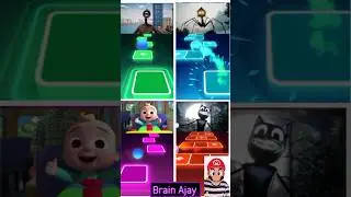 Siren Head vs House Head vs Cocomelon vs Cartoon Cat X Coffin Dance Tiles Hop 286 