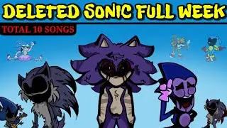 Friday Night Funkin VS Deleted Sonic FULL WEEK + Secret Songs/Cutscene | Deleted Hedgehog (FNF MOD)