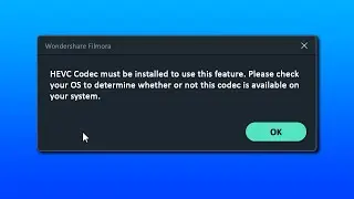HEVC Codec must be installed to use this feature (FIX) | InfoHoop