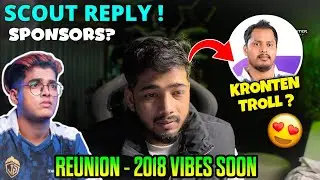 Scout Reply On Kronten Troll 😳 Chat With Kronten - Reunion ❤️ Scout On Realme x GodLike 🔥