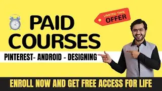 100% Free Paid Courses for Short time | SEO | Pinterest | Designing