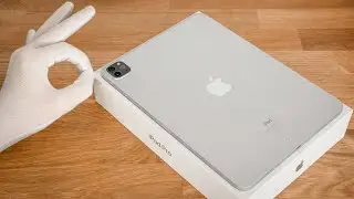 Apple iPad Pro 11-inch (2020) Unboxing in Silver - Relaxed Unboxing ASMR