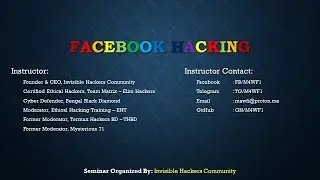 Facebook Hacking | Seminar 3 | 16 December 2022