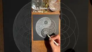 How to draw the Yin Yang 8,5,3 Golden Circle method. Fast