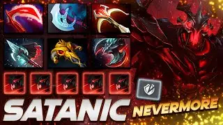 Satanic Shadow Fiend Nevermore - Dota 2 Pro Gameplay [Watch & Learn]