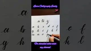 Calligraphy for beginners #shorts #calligraphy #lettering #handlettering #letters #moderncalligraphy