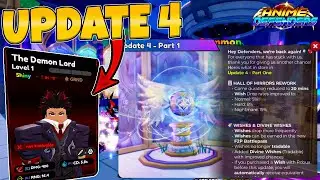 Update 4 Is Insane New Shiny Secret and More! | Anime Defenders