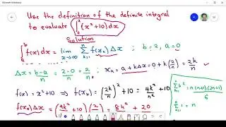 Lec. 2: Worked example on definite integral