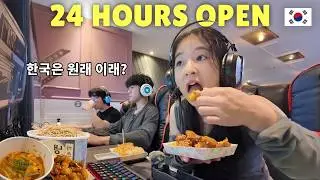 WE VISITED ONLY 24 HOUR OPEN PLACES IN KOREA *soo fun and CHEAP!!*