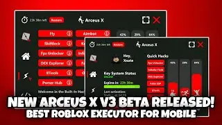 NEW! Arceus X V3 Beta Released (Full Showcase!) - Best Roblox Executor For Mobile!