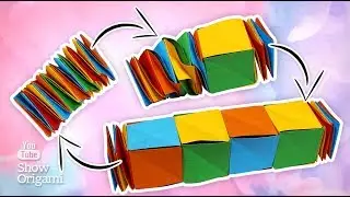 Snake cube | How to make a toy from paper | Toy Antistress do it yourself