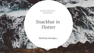 Box SnackBar in Flutter | Snackbar in Flutter| Showing Snackbar Flutter @aseemwangoo#flutter #dart