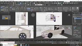 3dsmax Tutorials, Learn 3D Modeling a Car from Scratch in 3dsmax. ( Part 7)