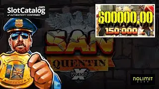Epic win. San Quentin slot from NoLimit City