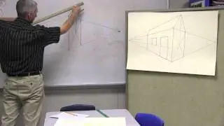 Art instruction for children 2 point perspective ( house) PART 1 OF  PERSPECTIVE SERIES