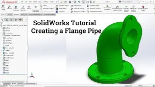 FLANGE PIPE in SolidWorks| Part Design| SolidWorks Exercise