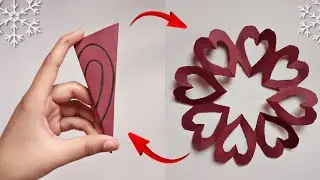 How to Make an 8-Pointed Heart Paper Snowflake - Paper Snowflakes