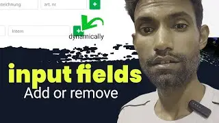 Add or remove input fields dynamically in PHP using jQuery
