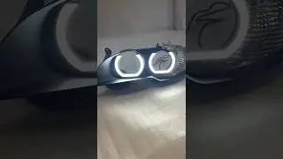 Ангельские глазки TAU tech для BMW E46 coupe LED Angel Eyes F-style