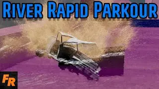 BeamNG Drive - River Rapid Parkour!