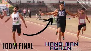 100m Men FINAL of Rajasthan State Senior Athletics Championship 2023 , Churu