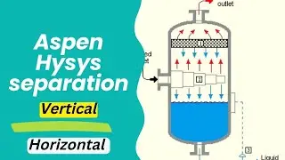 Aspen HYSYS Separation (Vertical and Horizontal)