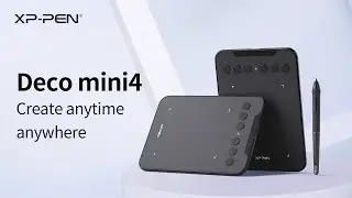 The Introduction to XP-PEN Deco mini4 Graphic Tablet - Create anytime,anywhere