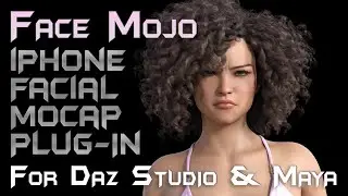 Face Mojo | Genesis 8 Female | Daz Studio & Maya | iPhone Facial MoCap