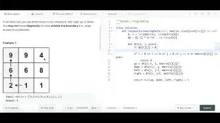 Longest Increasing Path in a Matrix - Leetcode 329 - Dynamic Programming - Python