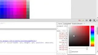 1.Google Chrome Dev tools color picker tip