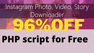 instagram photo and video downloader script for free