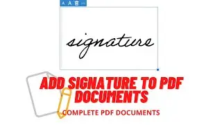 How to Insert a Digital Signature or Fill a PDF Document using Adobe Acrobat Reader