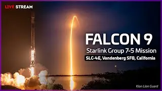 LIVE: Watch as SpaceX Launches There Starlink Group 7-5 Mission!