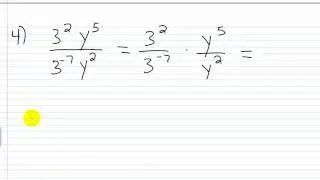 Quotient Rule for Exponents