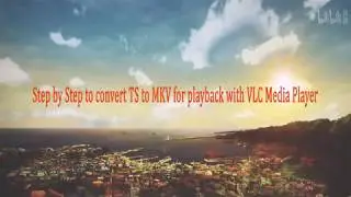 How to convert TS to MKV for playback with VLC Media Player?