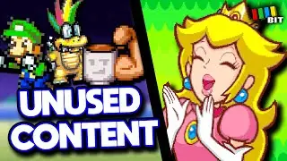 Super Princess Peach Unused Content | LOST BITS [TetraBitGaming]