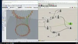 76 - Grasshopper Rhino Form Finding - Restructure Lists for Twisting Tower