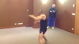 Iron Mike Zambidis  training