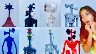 ЛЕГО ПРОТИВ РЕАЛЬНОЙ ЖИЗНИ  😨 Тревор Хендерсон В LEGO МИРЕ! Сиреноголовый, Мультяшный кот Валеришка