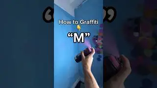 How to Spray Letter M 👈 