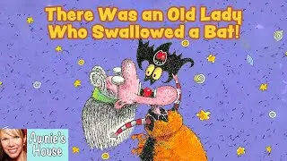 🦇 Kids Book Read Aloud: THERE WAS AN OLD LADY WHO SWALLOWED A BAT A Very Funny Halloween Story!