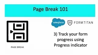 3) Use progress indicator to track form progress