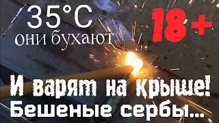 15 метров высота,коньяк и сварка ! Это жесть.