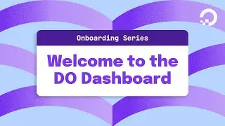 Welcome to the DigitalOcean Dashboard