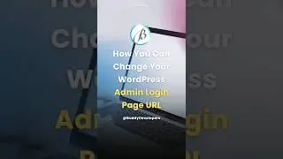 How to change your WordPress Admin Login URL? #wordpress #wordpresstutorial #wordpresstips #website